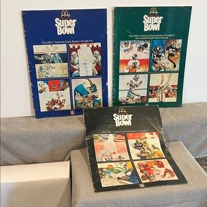 1977 McDonalds History of Super Bowl Vol. 1-2-3